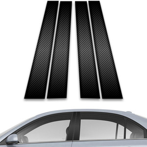 4pc Carbon Fiber Pillar Post Covers for 2006-2009 Hyundai Sonata