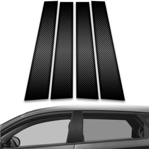 4pc Carbon Fiber Pillar Post Covers for 2016-2021 Hyundai Tucson