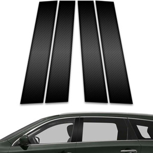 4pc Carbon Fiber Pillar Post Covers for 2013-2023 Infiniti JX Series
