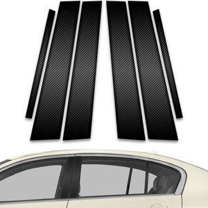 6pc Carbon Fiber Pillar Post Covers for 2007-2015 Infiniti Q40