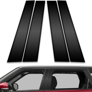 4pc Carbon Fiber Pillar Post Covers for 2014-2023 Land Rover Range Rover Sport