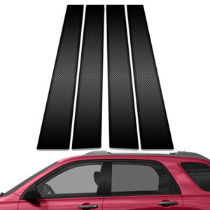 4pc Carbon Fiber Pillar Post Covers for 2004-2010 Kia Sportage
