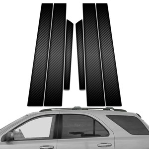 6pc Carbon Fiber Pillar Post Covers for 2003-2010 Kia Sorento