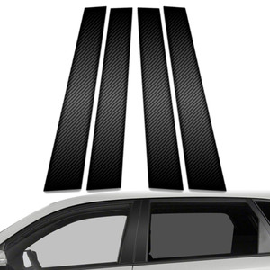 4pc Carbon Fiber Pillar Post Covers for 2011-2015 Kia Sorento