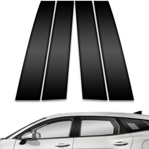 4pc Carbon Fiber Pillar Post Covers for 2023 Kia Sportage