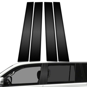 4pc Carbon Fiber Pillar Post Covers for 2010-2018 Lexus GX Series