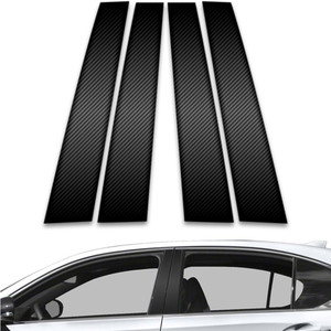 4pc Carbon Fiber Pillar Post Covers for 2016-2023 Lexus GS F