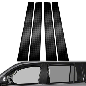 4pc Carbon Fiber Pillar Post Covers for 2008-2023 Lexus LX570