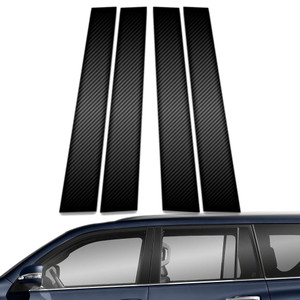 4pc Carbon Fiber Pillar Post Covers for 2019-2023 Lexus GX Series