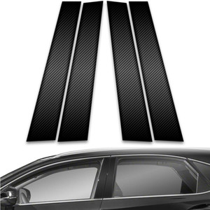 4pc Carbon Fiber Pillar Post Covers for 2015-2023 Lexus NX Series