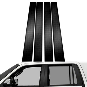 4pc Carbon Fiber Pillar Post Covers for 1997-2017 Lincoln Navigator