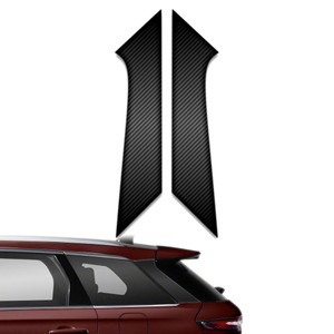 2pc Carbon Fiber Pillar Post Covers for 2020-2023 Lincoln Corsair