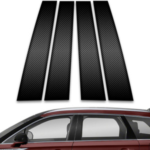 4pc Carbon Fiber Pillar Post Covers for 2020-2023 Lincoln Corsair