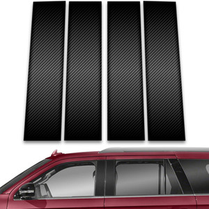 4pc Carbon Fiber Pillar Post Covers for 2018-2023 Lincoln Navigator