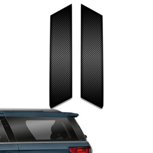 2pc Carbon Fiber Pillar Post Covers for 2018-2023 Lincoln Navigator