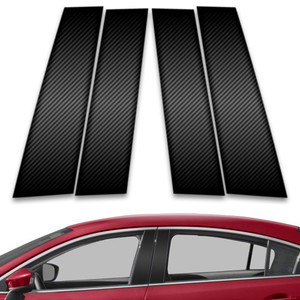 4pc Carbon Fiber Pillar Post Covers for 2014-2023 Mazda 6