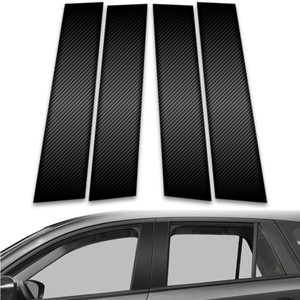 4pc Carbon Fiber Pillar Post Covers for 2013-2016 Mazda CX-5