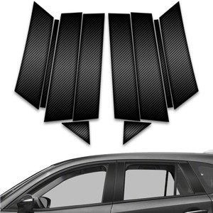 10pc Carbon Fiber Pillar Post Covers for 2013-2016 Mazda CX-5