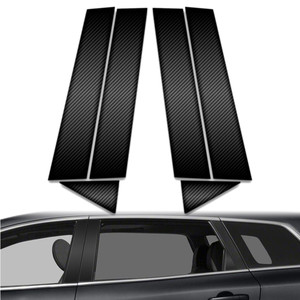6pc Carbon Fiber Pillar Post Covers for 2007-2015 Mazda CX-9