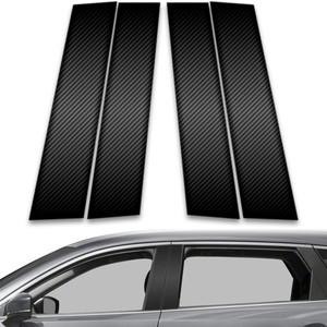 4pc Carbon Fiber Pillar Post Covers for 2016-2023 Mazda CX-9