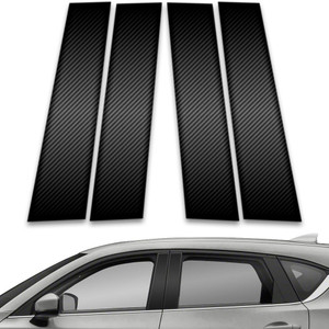 4pc Carbon Fiber Pillar Post Covers for 2017-2023 Mazda CX-5