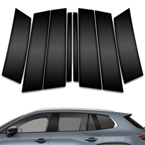 8pc Carbon Fiber Pillar Post Covers for 2023 Mazda CX-50