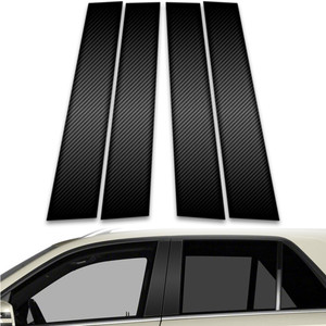 4pc Carbon Fiber Pillar Post Covers for 2012-2023 Mercedes-Benz ML Class