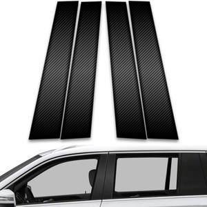 4pc Carbon Fiber Pillar Post Covers for 2013-2019 Mercedes-Benz GL Class