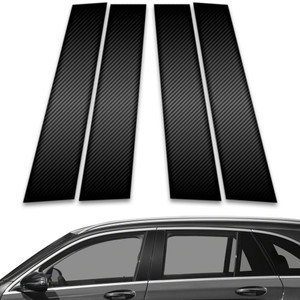 4pc Carbon Fiber Pillar Post Covers for 2020-2023 Mercedes-Benz GL Class