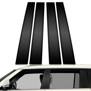 4pc Carbon Fiber Pillar Post Covers for 2017-2023 Nissan Armada