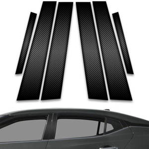 6pc Carbon Fiber Pillar Post Covers for 2016-2023 Nissan Maxima