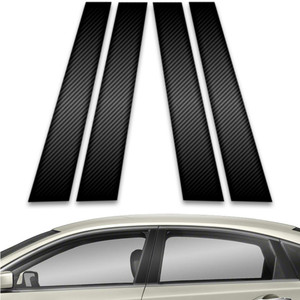 4pc Carbon Fiber Pillar Post Covers for 2013-2018 Nissan Altima 4dr