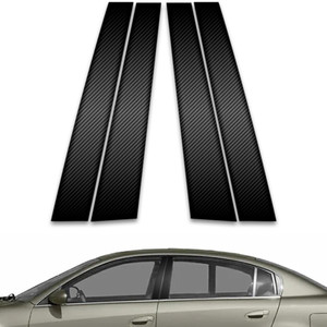 4pc Carbon Fiber Pillar Post Covers for 2002-2006 Nissan Altima