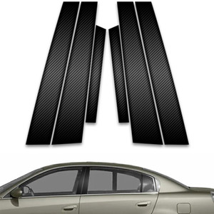 6pc Carbon Fiber Pillar Post Covers for 2002-2006 Nissan Altima