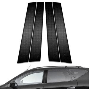 4pc Carbon Fiber Pillar Post Covers for 2003-2008 Nissan Murano