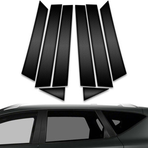 8pc Carbon Fiber Pillar Post Covers for 2009-2014 Nissan Murano