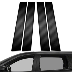 4pc Carbon Fiber Pillar Post Covers for 2013-2021 Nissan Pathfinder