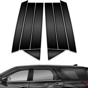 8pc Carbon Fiber Pillar Post Covers for 2023 Nissan Pathfinder