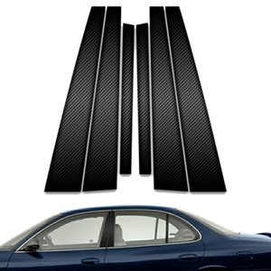 6pc Carbon Fiber Pillar Post Covers for 1998-2002 Oldsmobile Intrigue