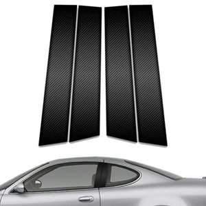 4pc Carbon Fiber Pillar Post Covers for 1999-2004 Oldsmobile Alero Coupe 2dr