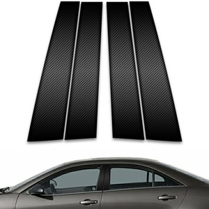 4pc Carbon Fiber Pillar Post Covers for 2005-2023 Pontiac G6