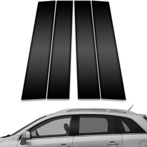 4pc Carbon Fiber Pillar Post Covers for 2008-2023 Saturn Vue