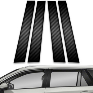 4pc Carbon Fiber Pillar Post Covers for 2015-2019 Subaru Outback