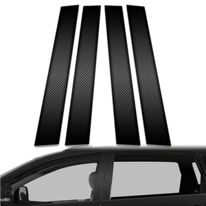 4pc Carbon Fiber Pillar Post Covers for 2013-2023 Subaru Tribeca