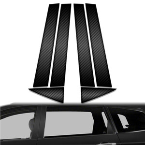 6pc Carbon Fiber Pillar Post Covers for 2013-2023 Subaru Tribeca