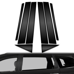 8pc Carbon Fiber Pillar Post Covers for 2013-2023 Subaru Tribeca