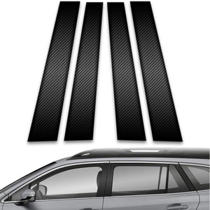 4pc Carbon Fiber Pillar Post Covers for 2020-2023 Subaru Outback