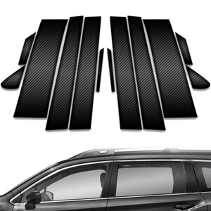 12pc Carbon Fiber Pillar Post Covers for 2019-2023 Subaru Ascent