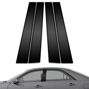 4pc Carbon Fiber Pillar Post Covers for 2002-2006 Toyota Camry