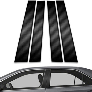4pc Carbon Fiber Pillar Post Covers for 2012-2014 Toyota Camry